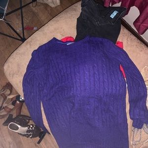 Purple sweater